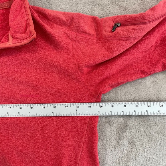 Patagonia Aravis Jacket in Poppy Fields Women Medium Fleece Full Zip GorpCore - Picture 8 of 10